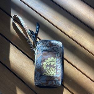 Dark colored wallet with lots of storage
